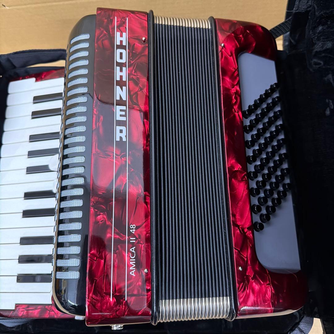 HOHNER AMICA II アコーディオン ケース付