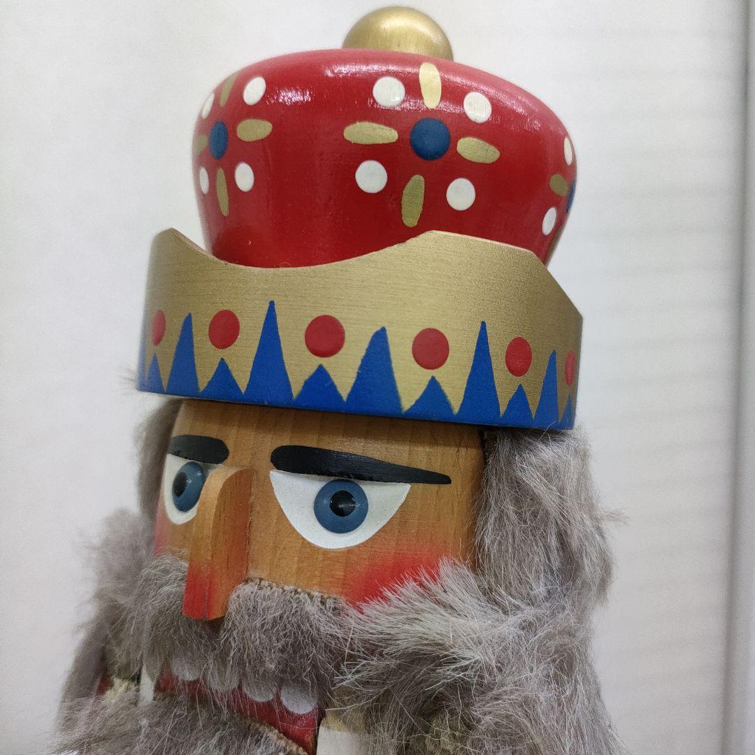 くるみ割り人形 木製 高さ約37cm