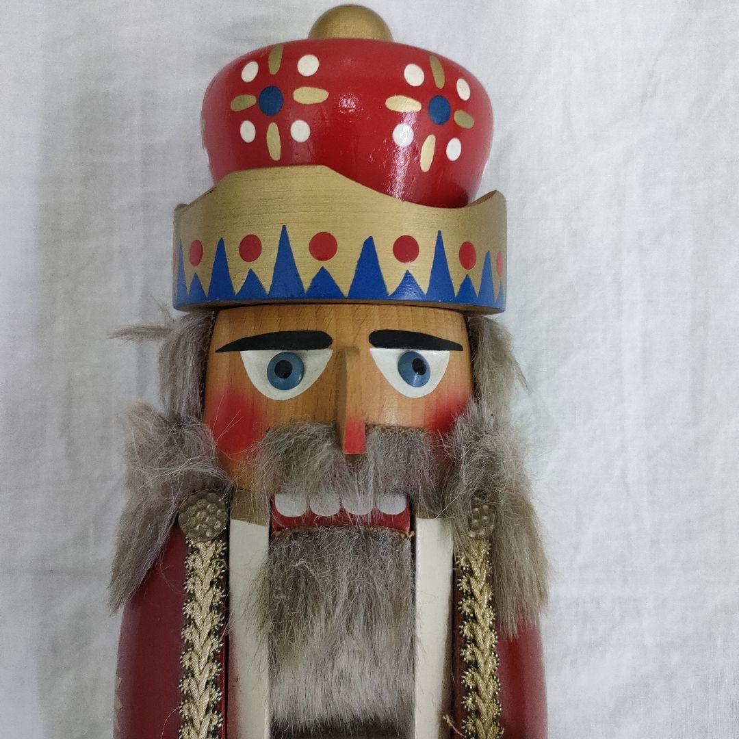くるみ割り人形 木製 高さ約37cm