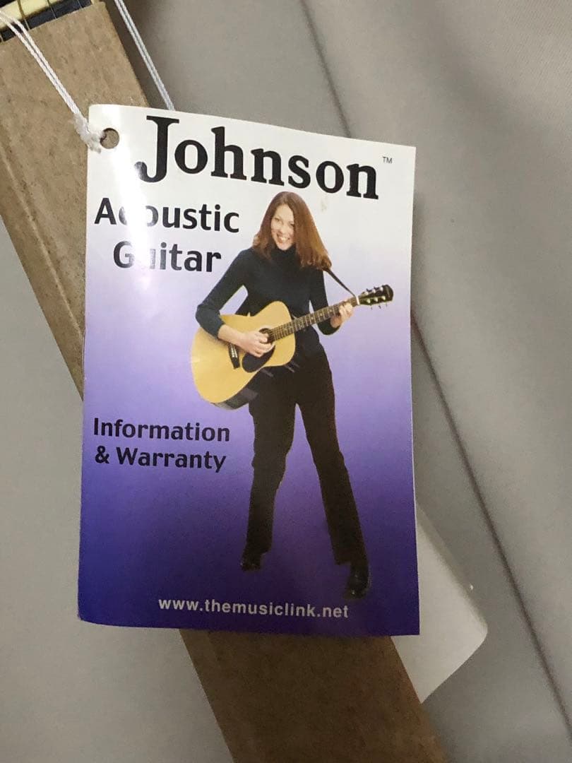 アコースティックギターJohnson 直筆サイン (JON BON JOVI)