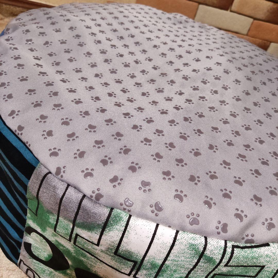ハンドメイドペットベッド→ペットクッションΦ60ドッグベッド