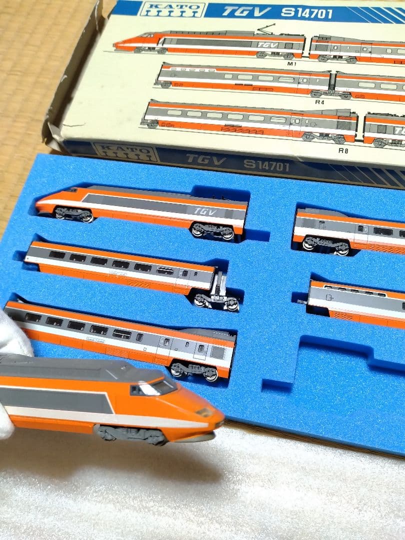 TGV S14701 Nゲージ 6両セット　フランス国鉄　鉄道模型　KATO