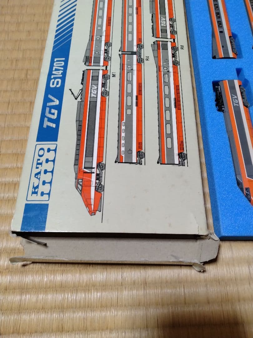 TGV S14701 Nゲージ 6両セット　フランス国鉄　鉄道模型　KATO