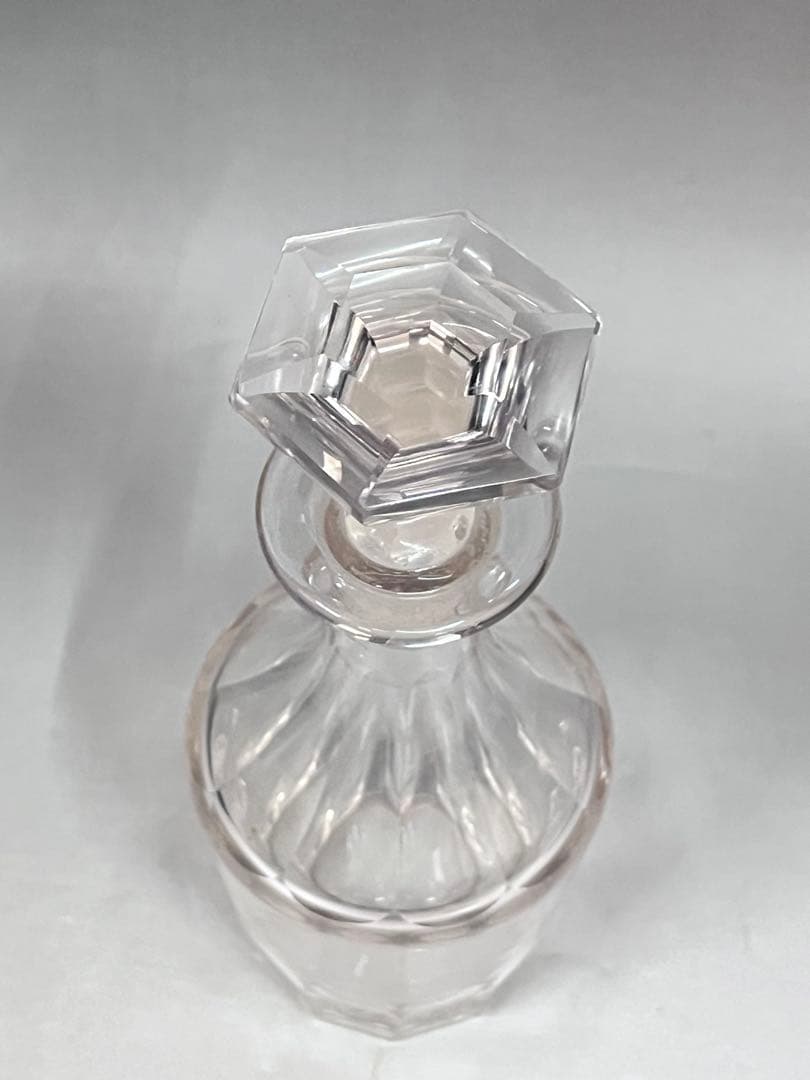 E620 明治ガラス　江戸切子ガラス　デキャンタ　江戸ガラス