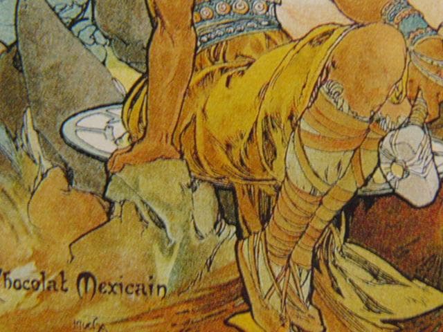アルフォンス・ミュシャ、〈ショコラ・マッソン〉・〈ショコラ・メキシカン〉