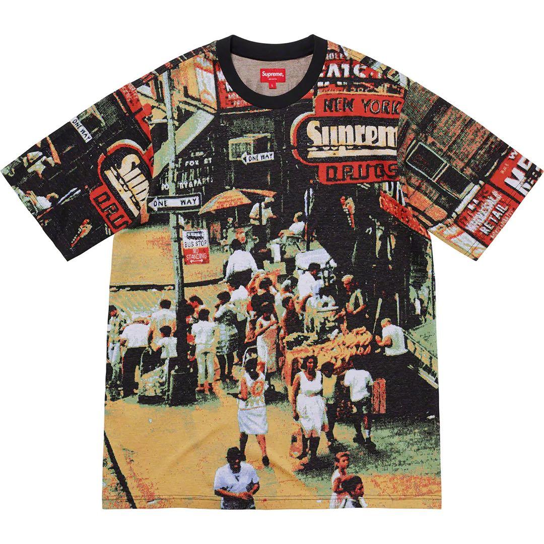 トップス Supreme Street Scene Jacquard S/S Top