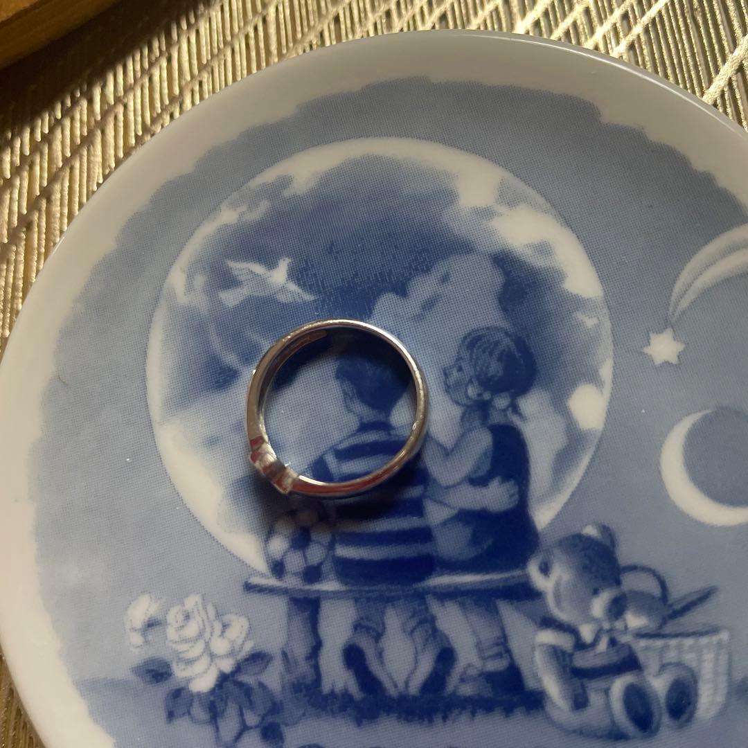 K14WGクロスモチーフ リング