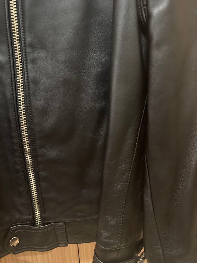 新品未使用　24SS 定価242000円　ワコマリア　レザーライダースジャケット