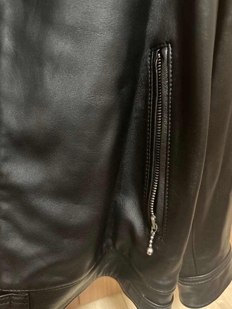 新品未使用　24SS 定価242000円　ワコマリア　レザーライダースジャケット