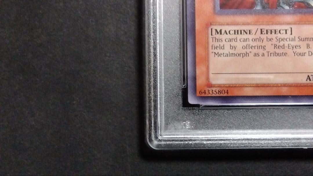 【PSA9】「レッドアイズ ブラックメタルドラゴン」FMR シークレット 英語版