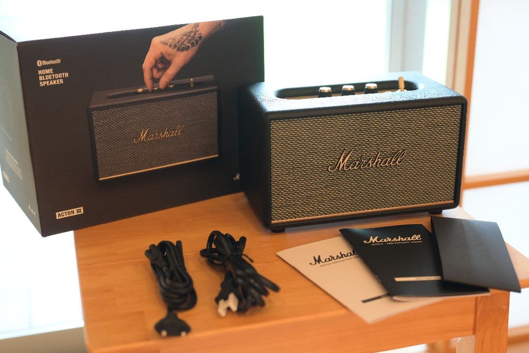 【美品】Marshall Acton III ワイヤレススピーカー 国内正規品