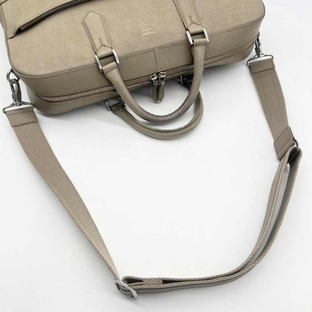 型崩れなし☆PELLE MORBIDA　2way　キャピターノ ビジネスバッグ