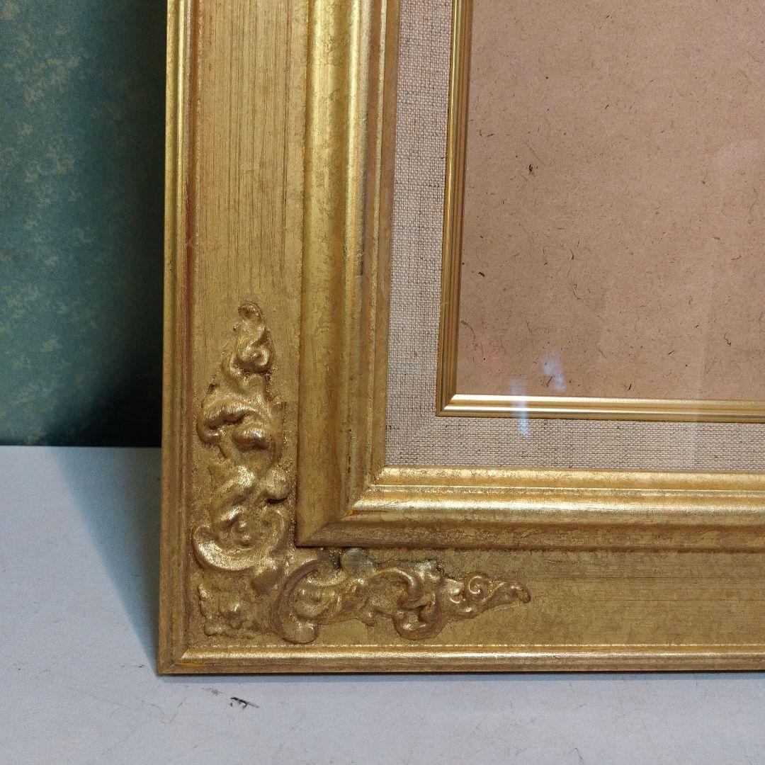 額縁【 P20 】キャンパスサイズ　金色　油絵額縁　キャンパス用　アート用品