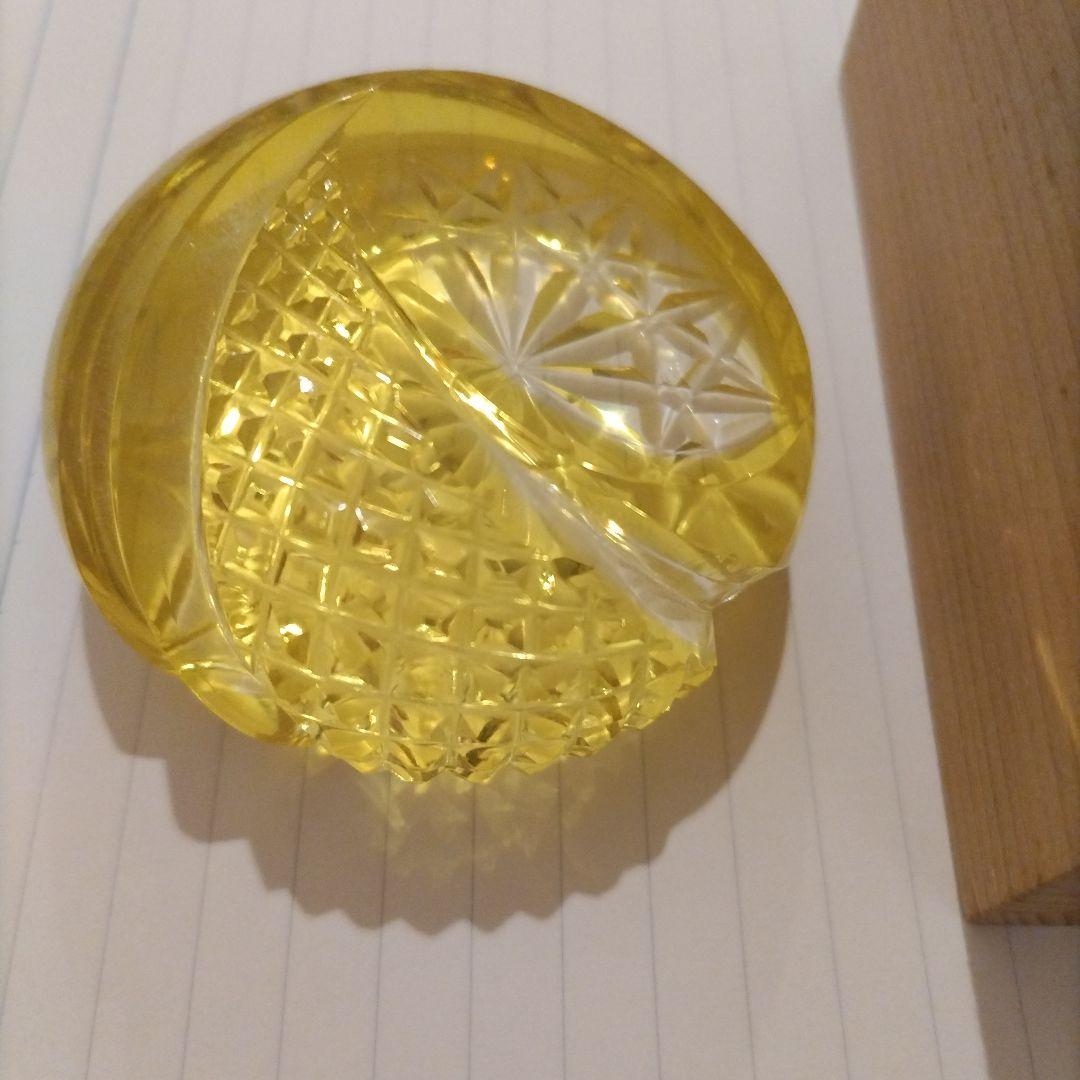 薩摩切子　ペーパーウエイト