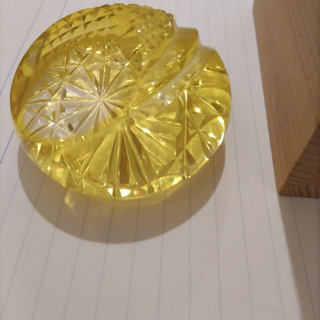 薩摩切子　ペーパーウエイト