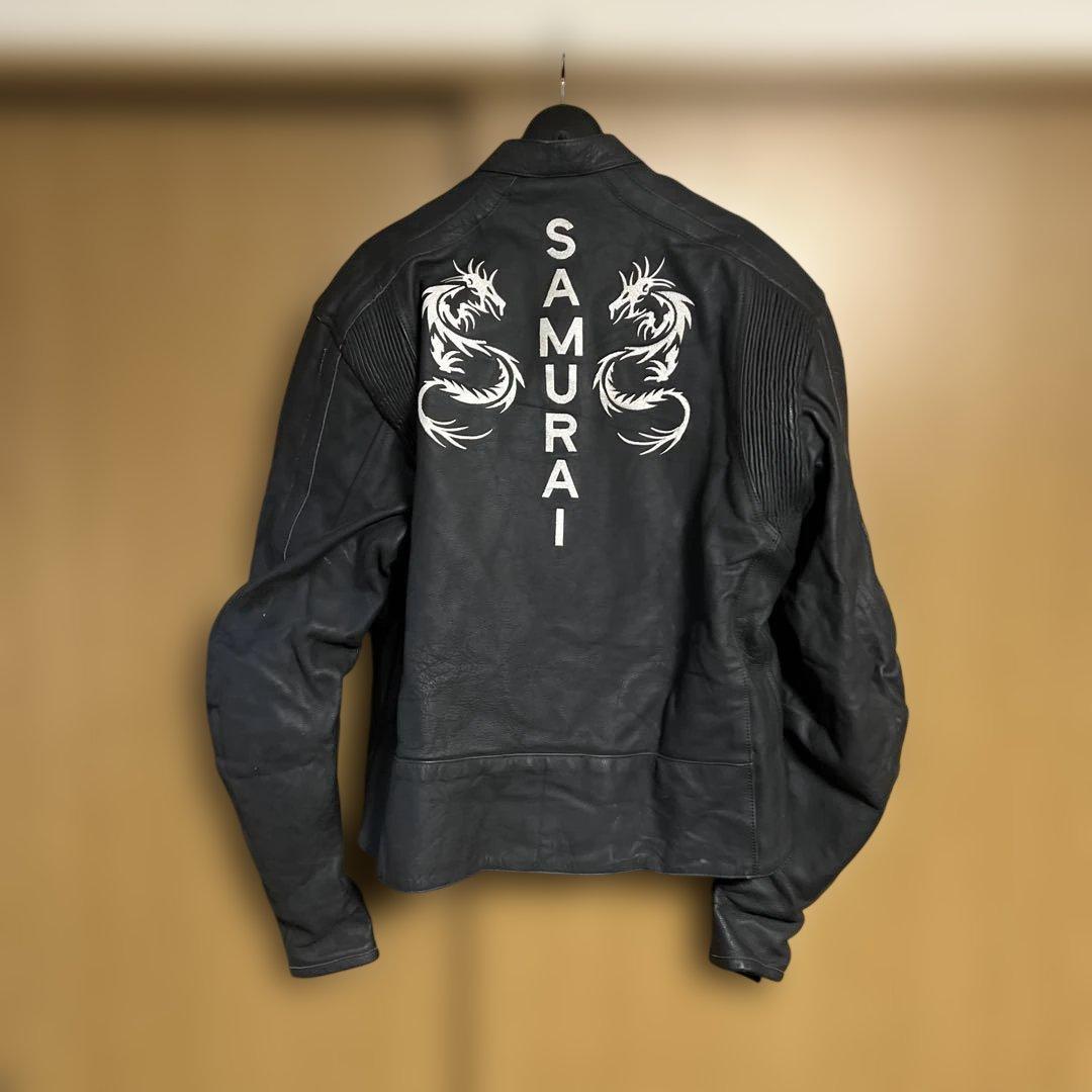 刺繍ライダースジャケット　size42