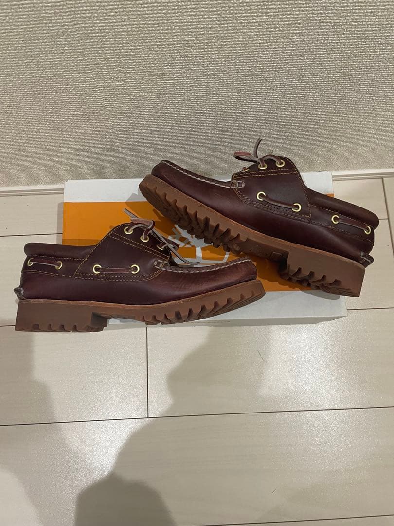 Timberland 3eye バーガンディ　25.5cm