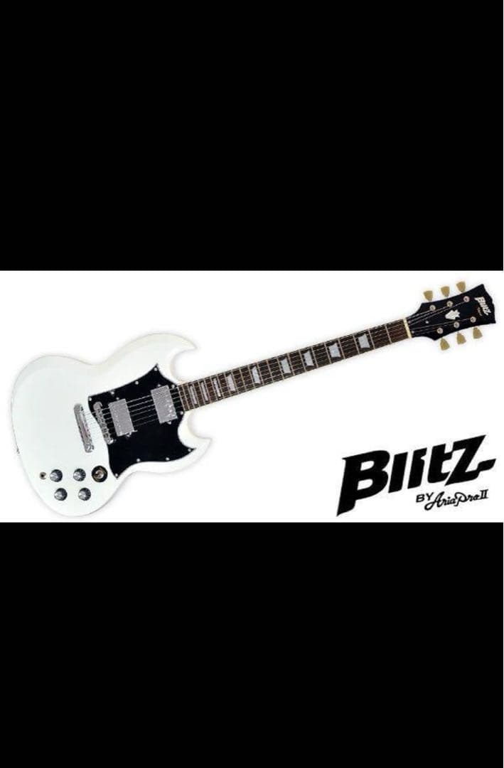 ギター BLITZ BY ARIAPROII BSG-STD White