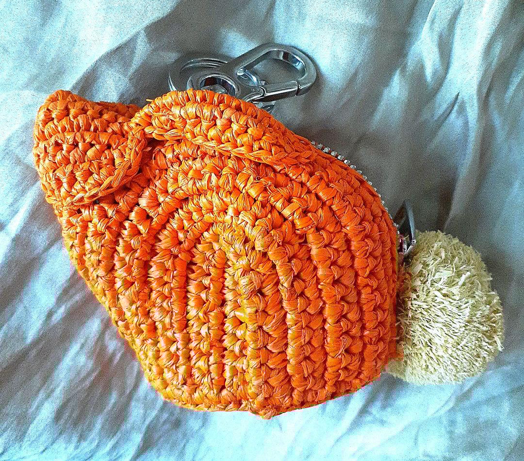 ★超美品★　ロエベ　ラビットケース　チャーム　ラフィア