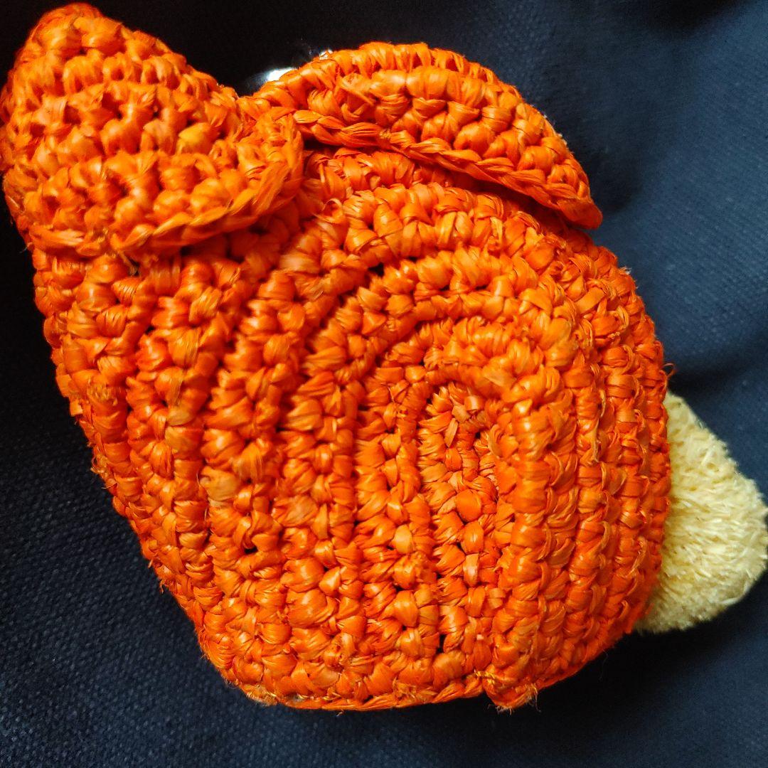 ★超美品★　ロエベ　ラビットケース　チャーム　ラフィア