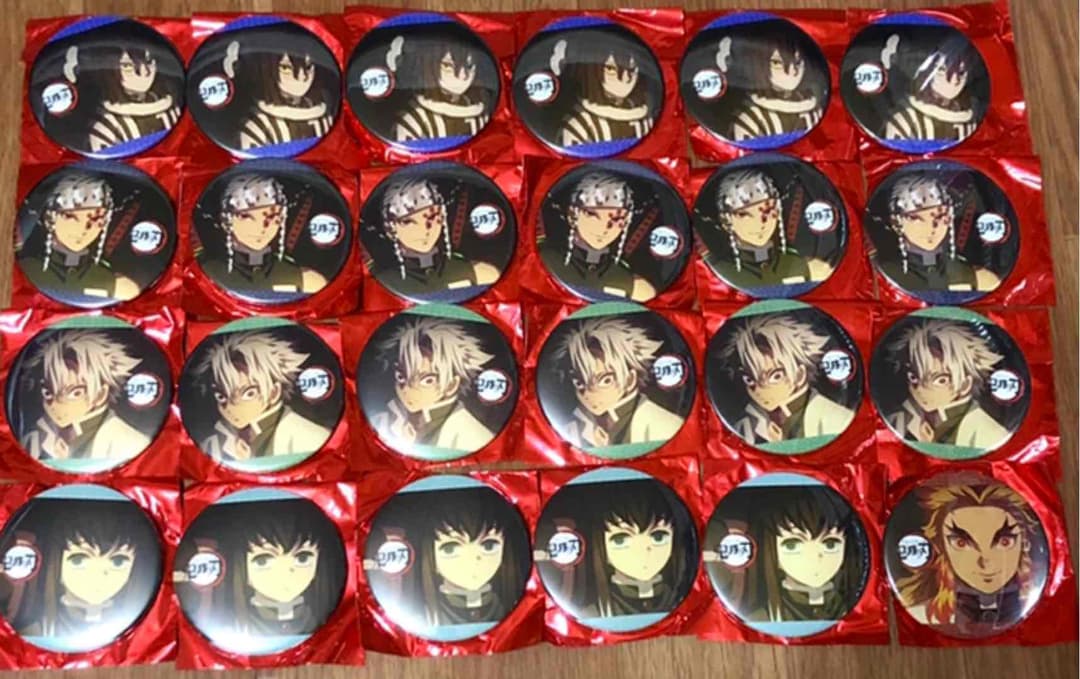 鬼滅の刃 柱合会議 缶バッジ 鬼滅の刃 缶バッジ 柱