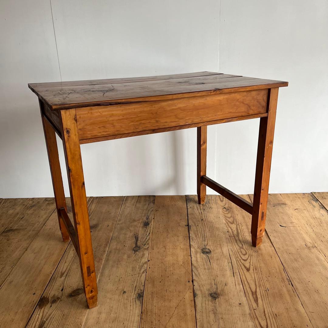 アンティーク テーブル 平机 デスク 学習机 昭和レトロ