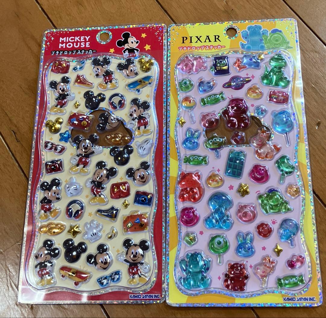 正規品 ディズニー　プチドロップステッカー　8枚セット