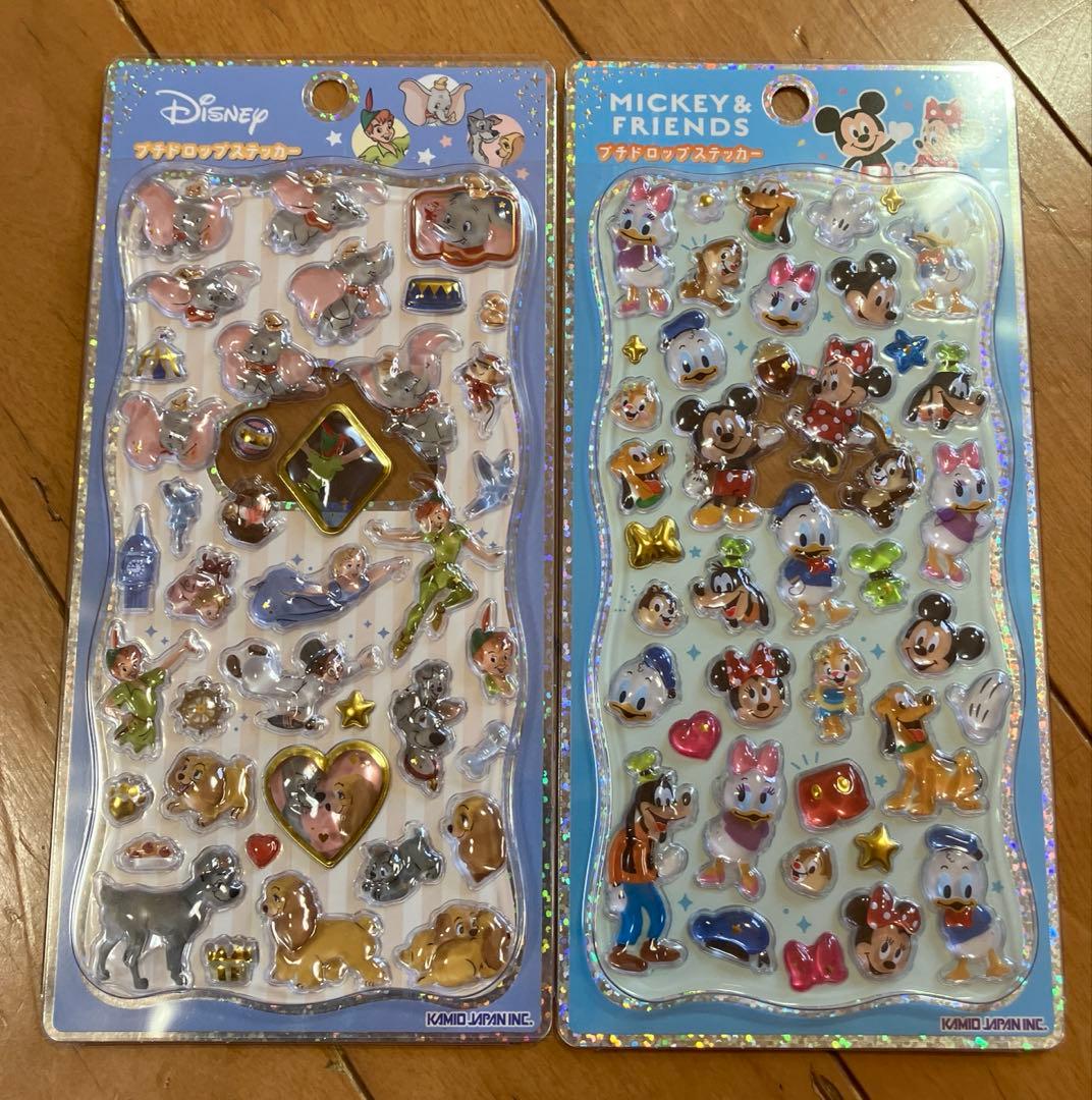 正規品 ディズニー　プチドロップステッカー　8枚セット