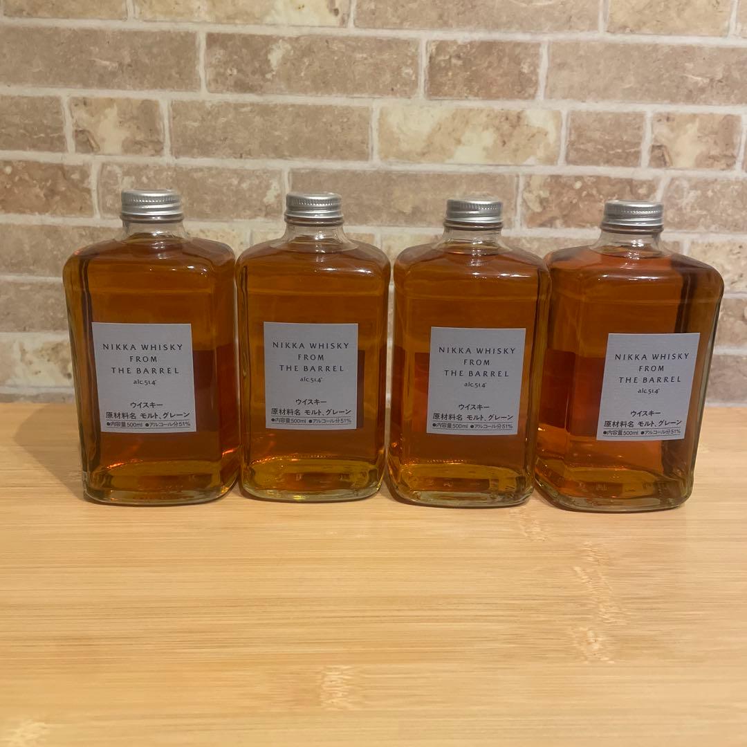 明日まで限定お値下げ♪ニッカウイスキー　フロムザバレル4本セット