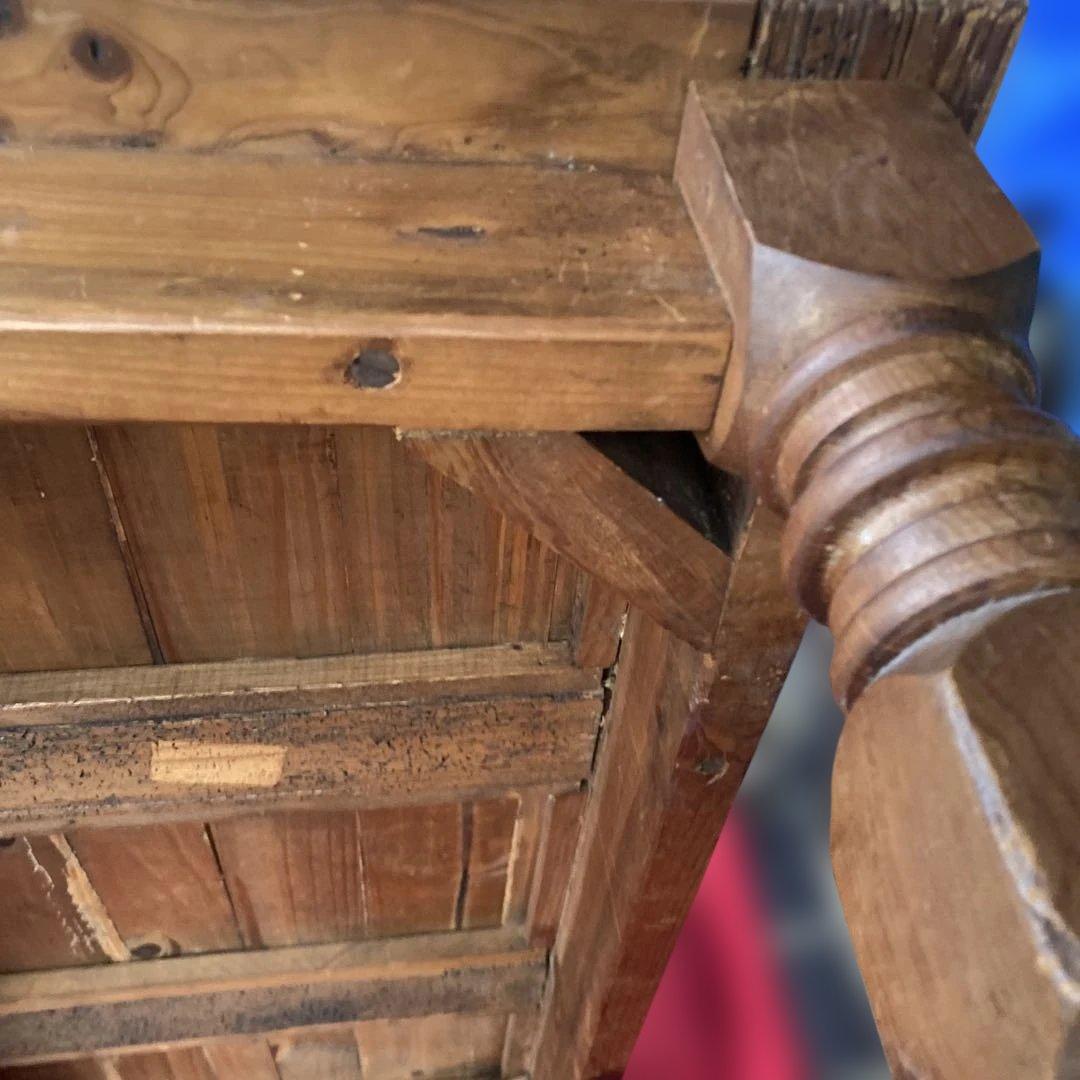 アンティーク　木製 小型　ナチュラルウッドの机