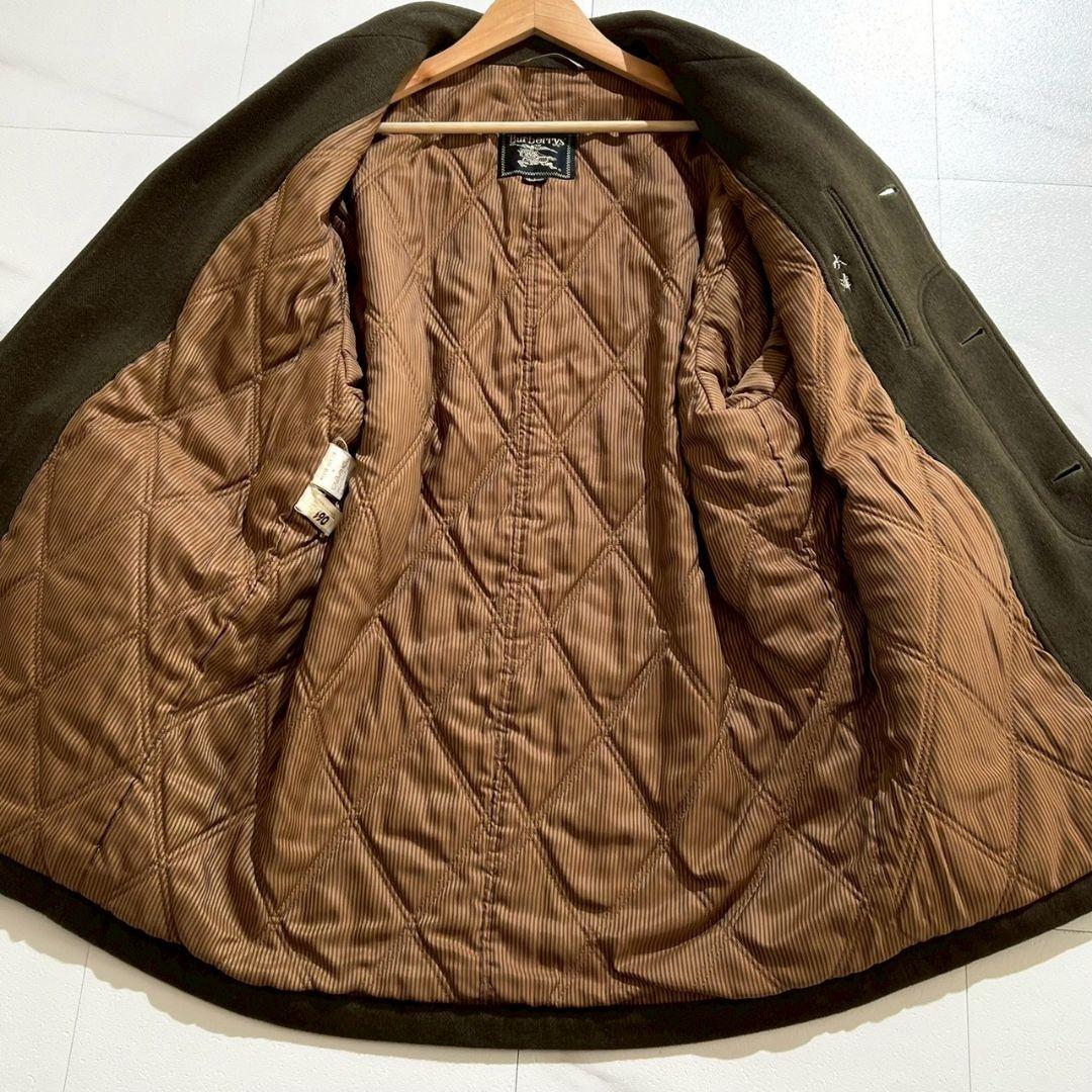 BURBERRYS old WOOL JACKET ロゴボタン オリーブ M
