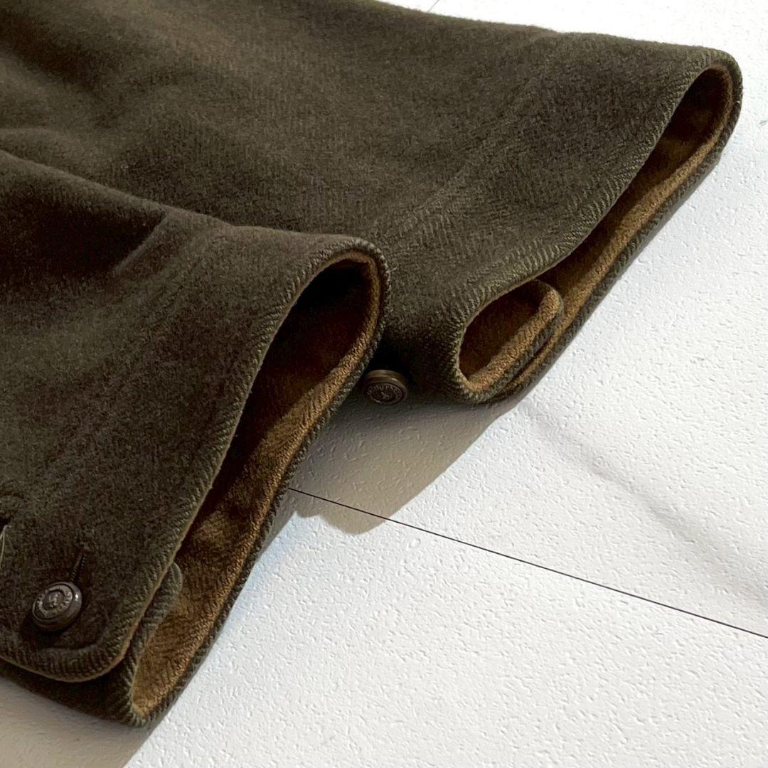 BURBERRYS old WOOL JACKET ロゴボタン オリーブ M