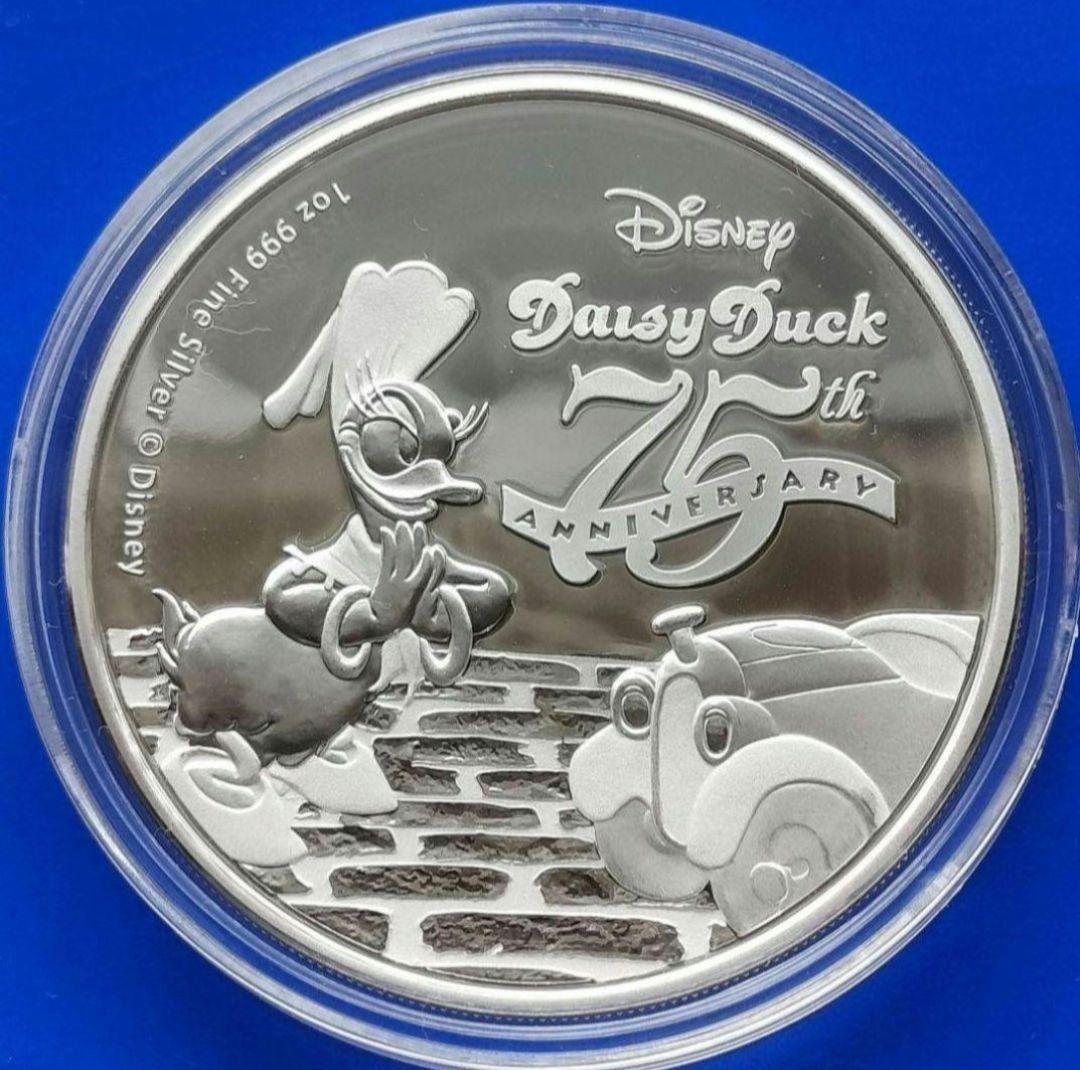 デイジーダック75周年記念銀貨（2015年ニウエ）