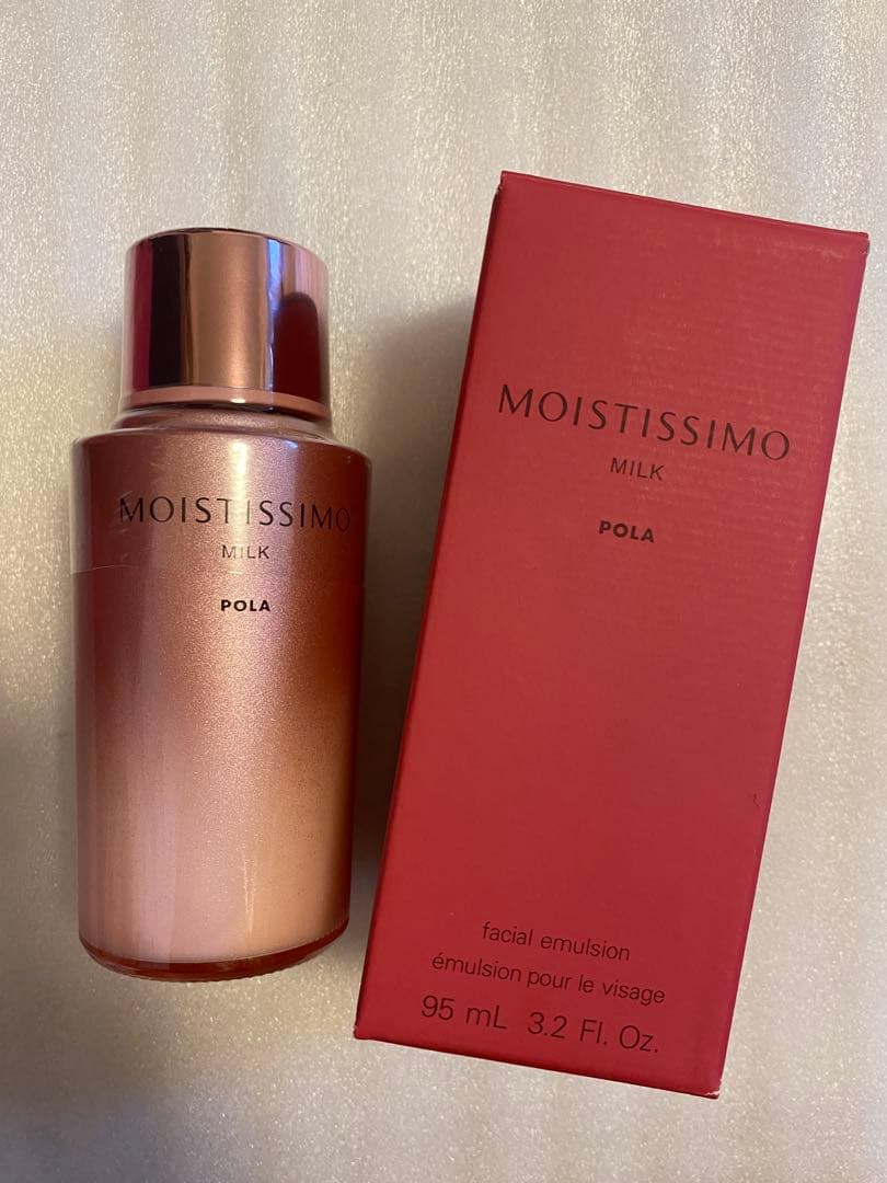 POLA モイスティシモ ミルク 95mL 本品 1本、ローション1本
