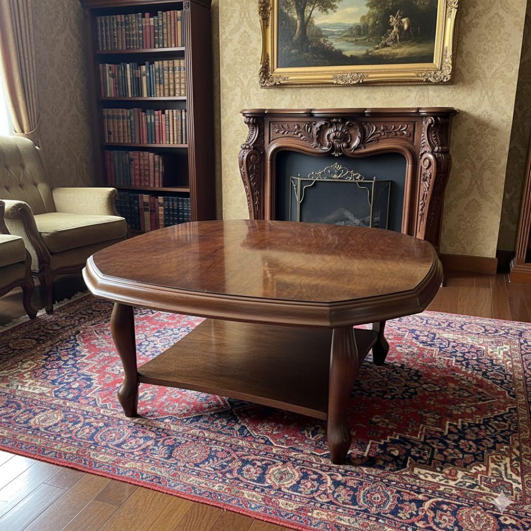 マルニベルサイユ　センターテーブル 八角テーブル