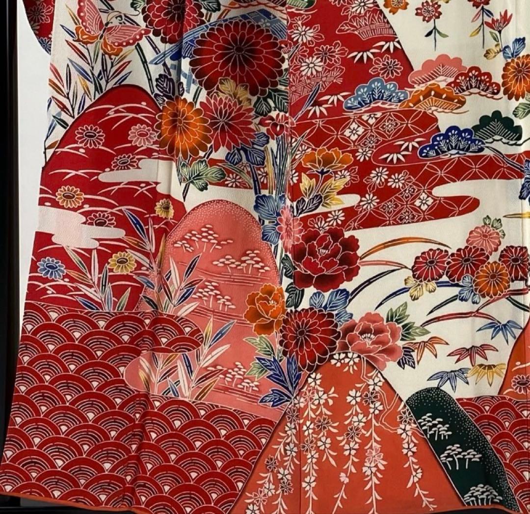 大特価SALE中★振袖セット【7点】可愛い白色振袖★成人式★披露宴等