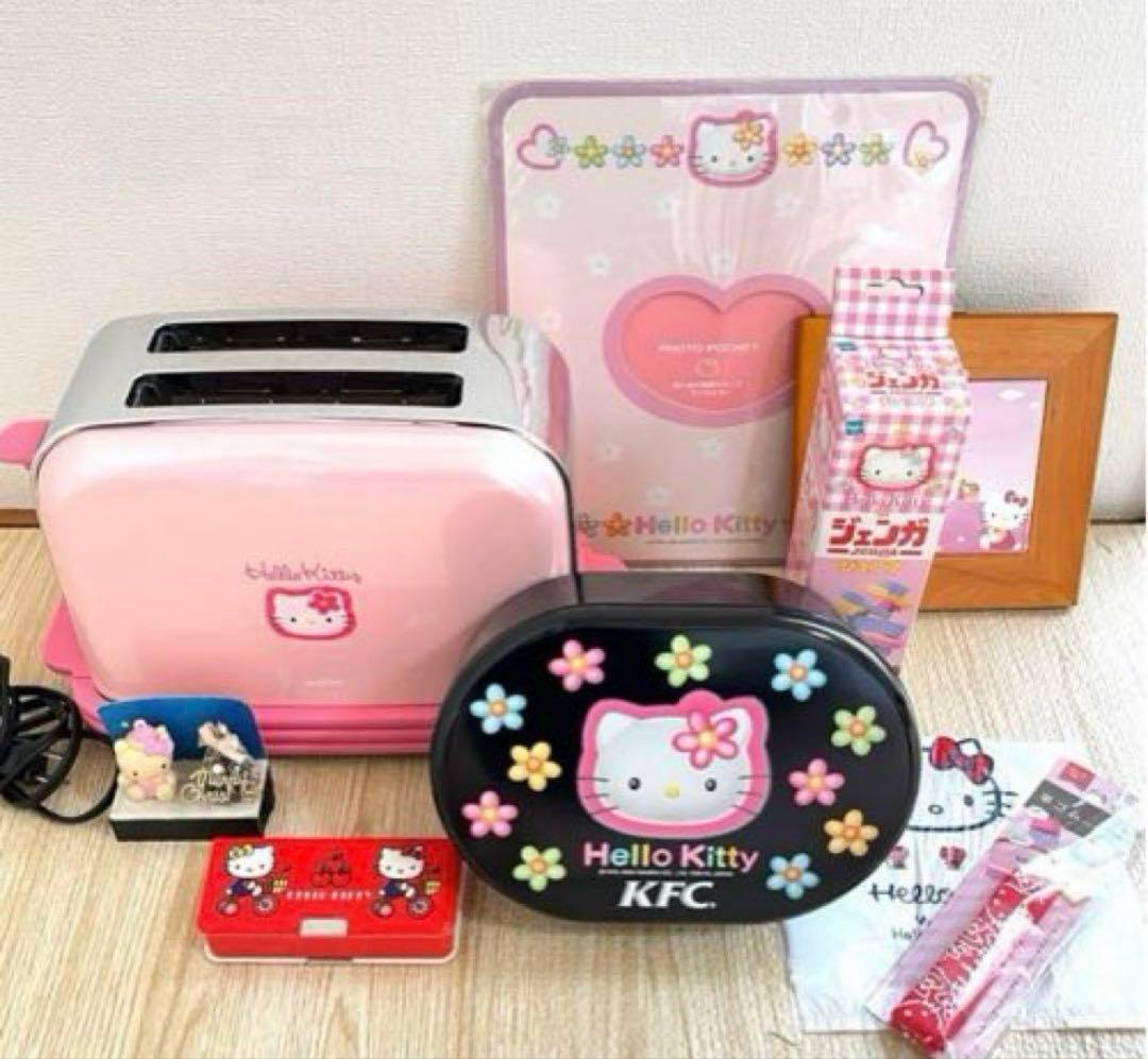 【希少】平成レトロ キティちゃん 野いちご かごケース カオハナ まとめセット