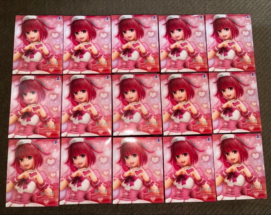 GIGO限定　推しの子　有馬かな1/7スケールフィギュアナースVer. 15体