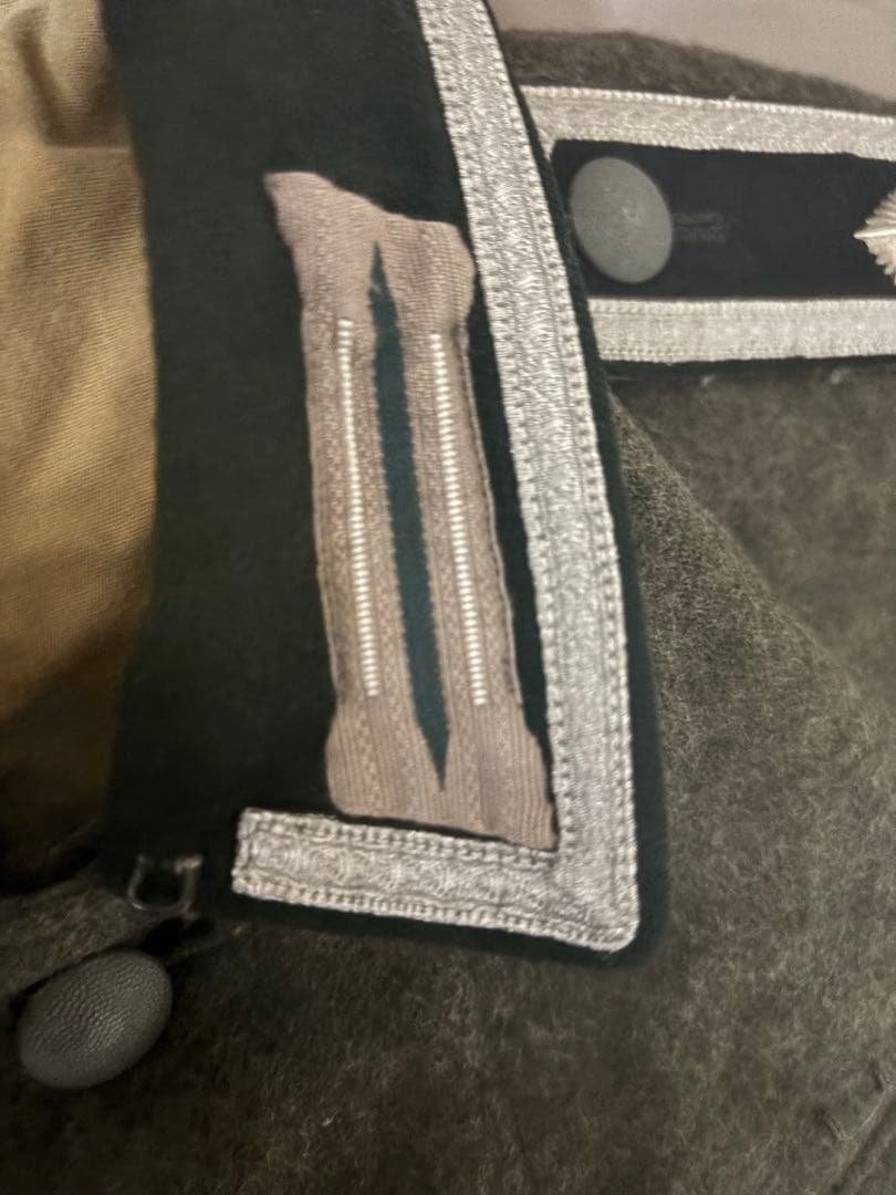 ドイツ軍　m36 エリカクラブ製　徽章シュミット製　さらに実物ボタン