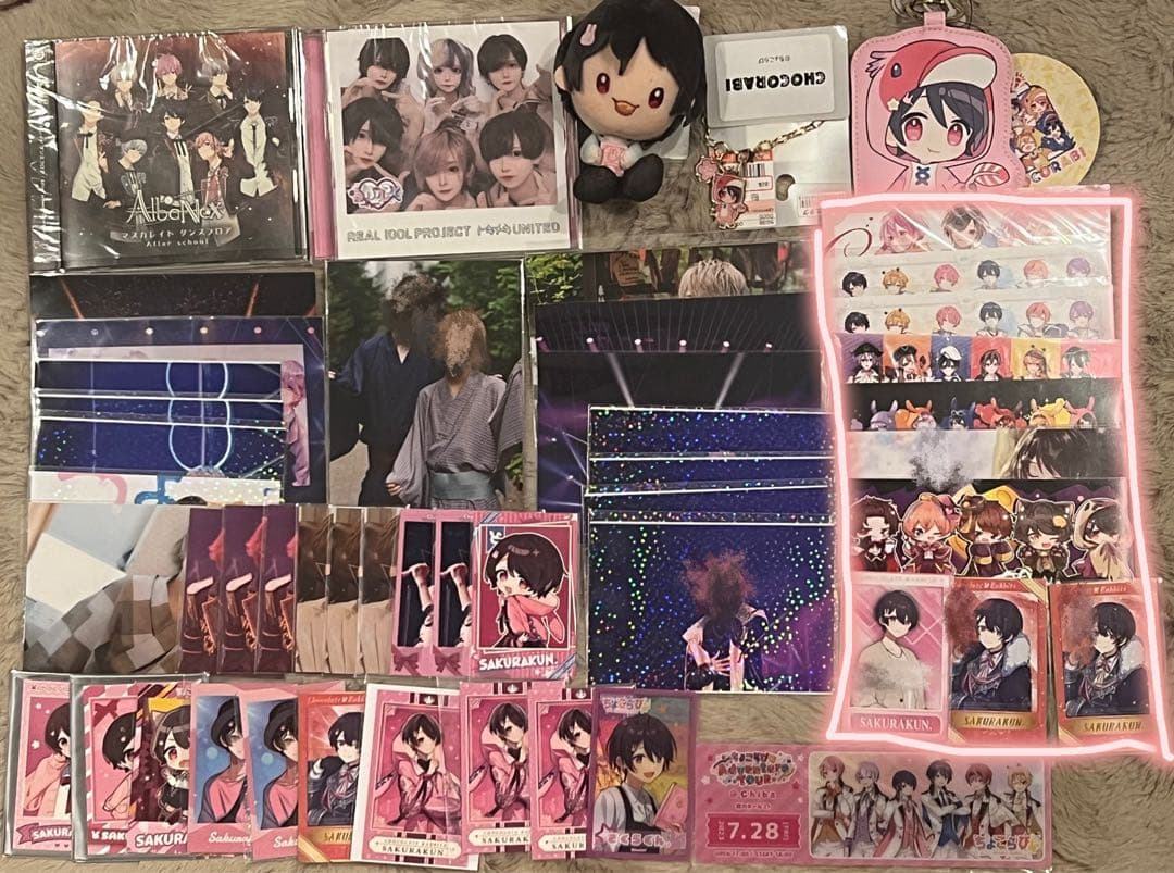 ちょこらび　さくらくん　100点以上まとめ売り　バラ売り可　サイン、メッセ有り