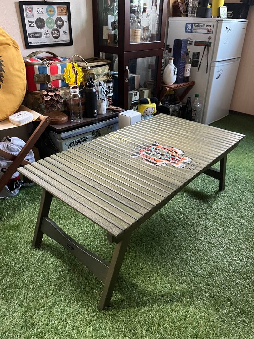 SomAbito×TRUNK ZERO ソマテーブル（ミリタリーグリーン）