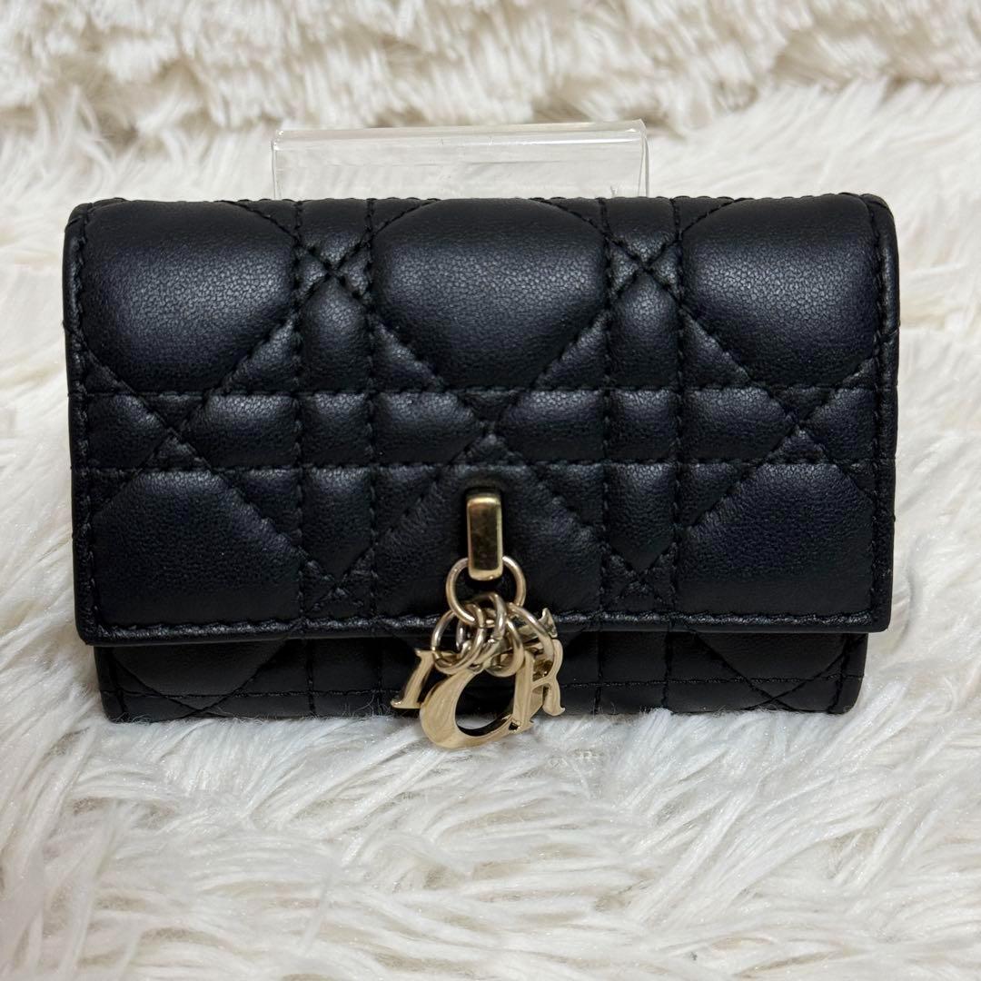 【美品】マイディオール Glycine コンパクトウォレット 二つ折り財布