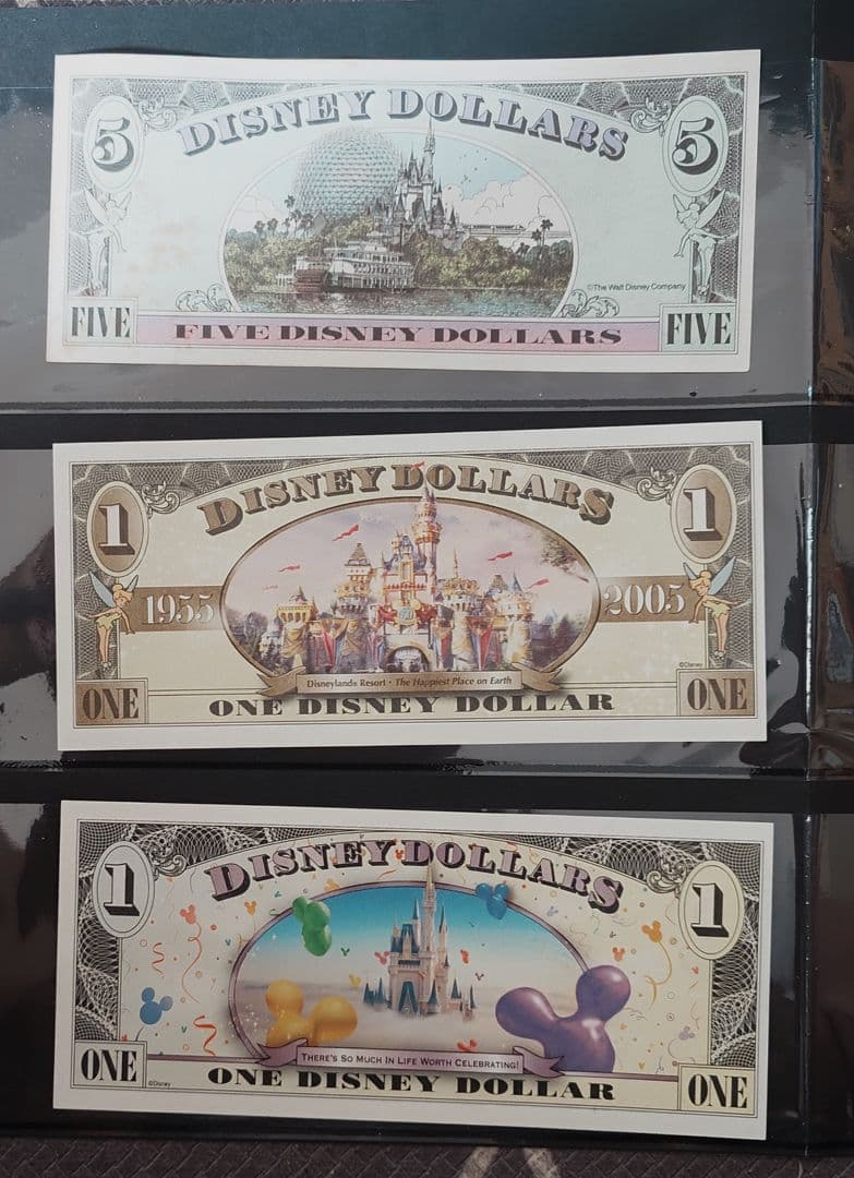 ディズニー　ダラーズ　６種