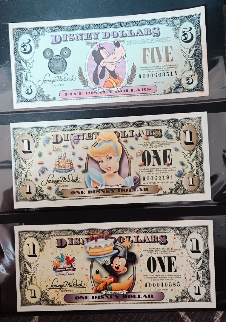 ディズニー　ダラーズ　６種