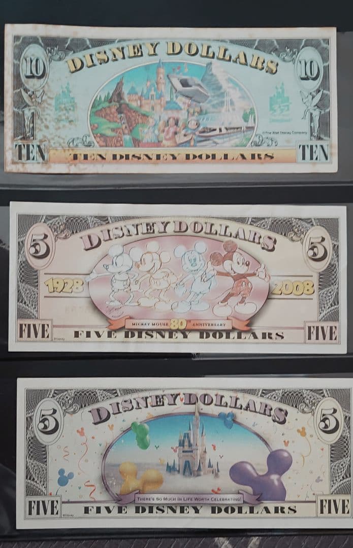 ディズニー　ダラーズ　６種