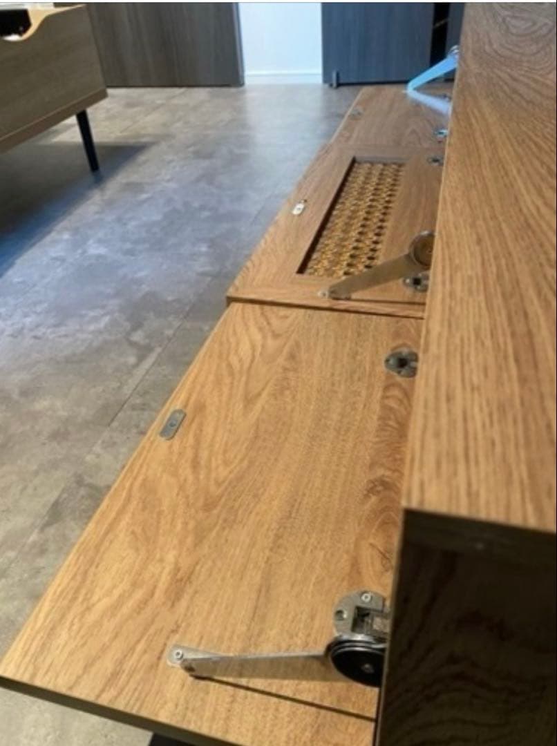 Lowya ラタン調デザイン テレビボード 幅140cm