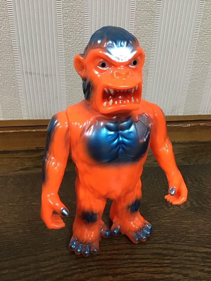 ゴリラ獣　オレンジと青のグラデーション　美品　値引不可　プロフ必読