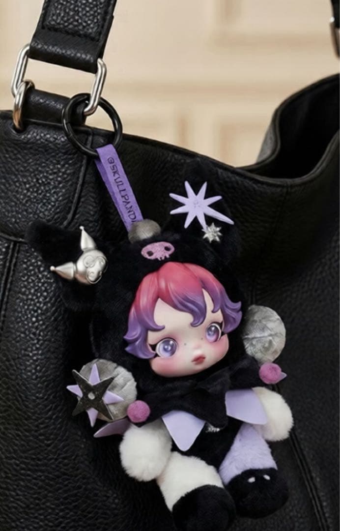 POP MART SKULLPANDA クロミ＆マイメロディ ぬいぐるみチャーム