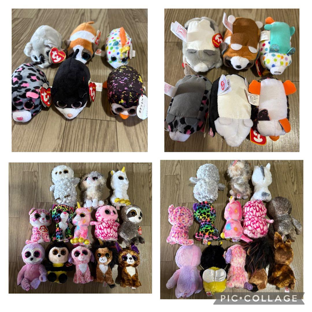Ty ぬいぐるみセット まとめ売り 缶バッジ ショップバッグ ポーチ フィギュア