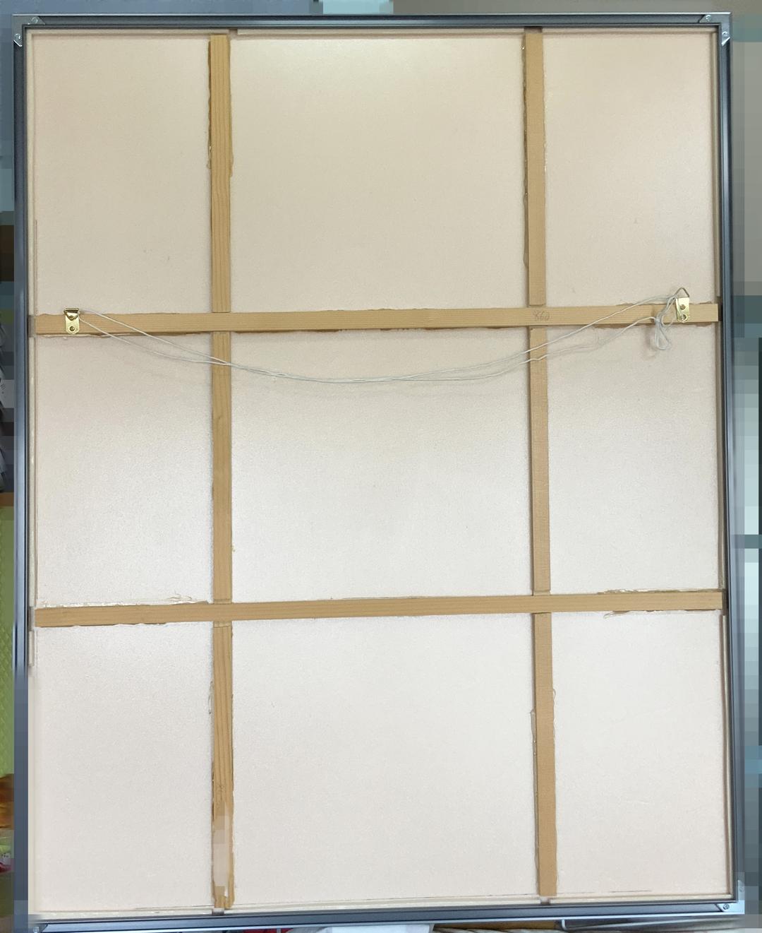 額縁 美術品 水墨画 飾り 山水絵 日本画 中国画 伝統芸術 真作 原作 アルミ